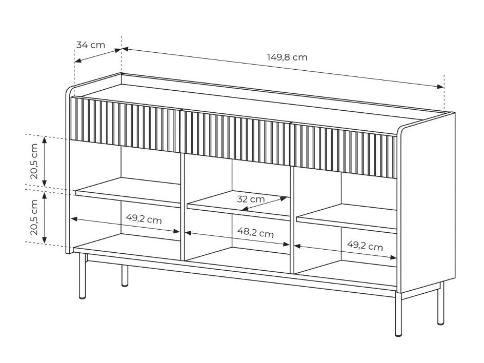 Chest of drawers 555611