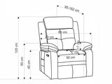 Armchair recliner 555921