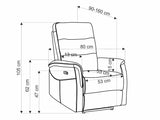 Armchair recliner 555935
