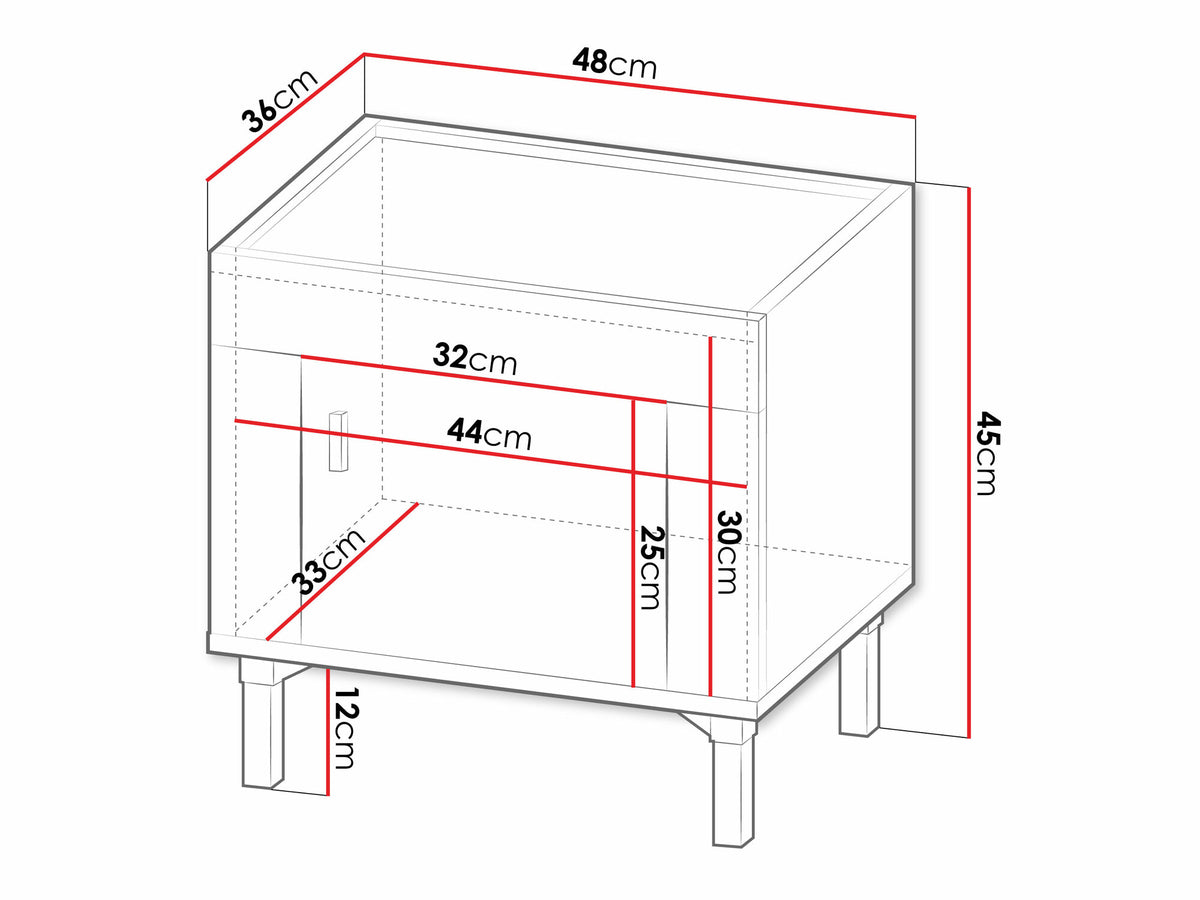 Bedside table 551331