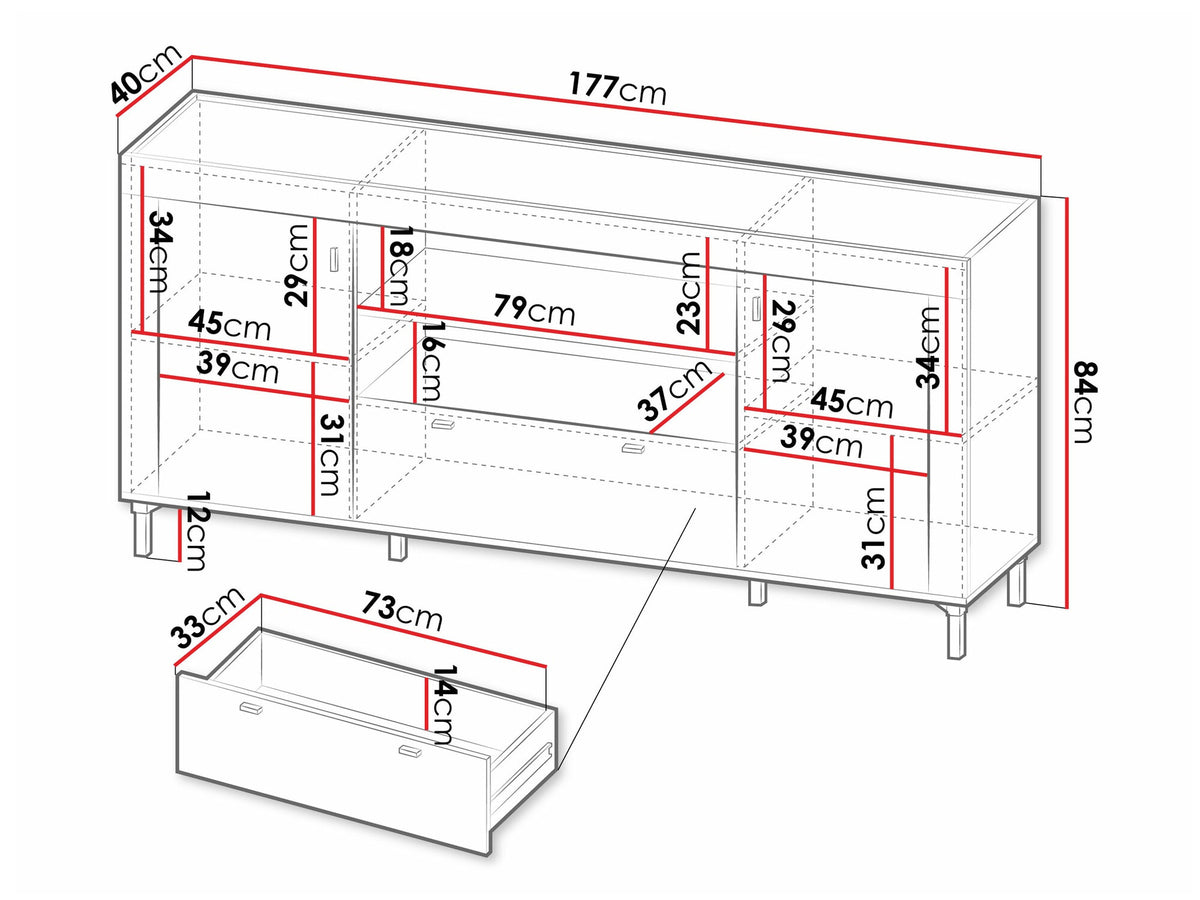 Chest of drawers 551591