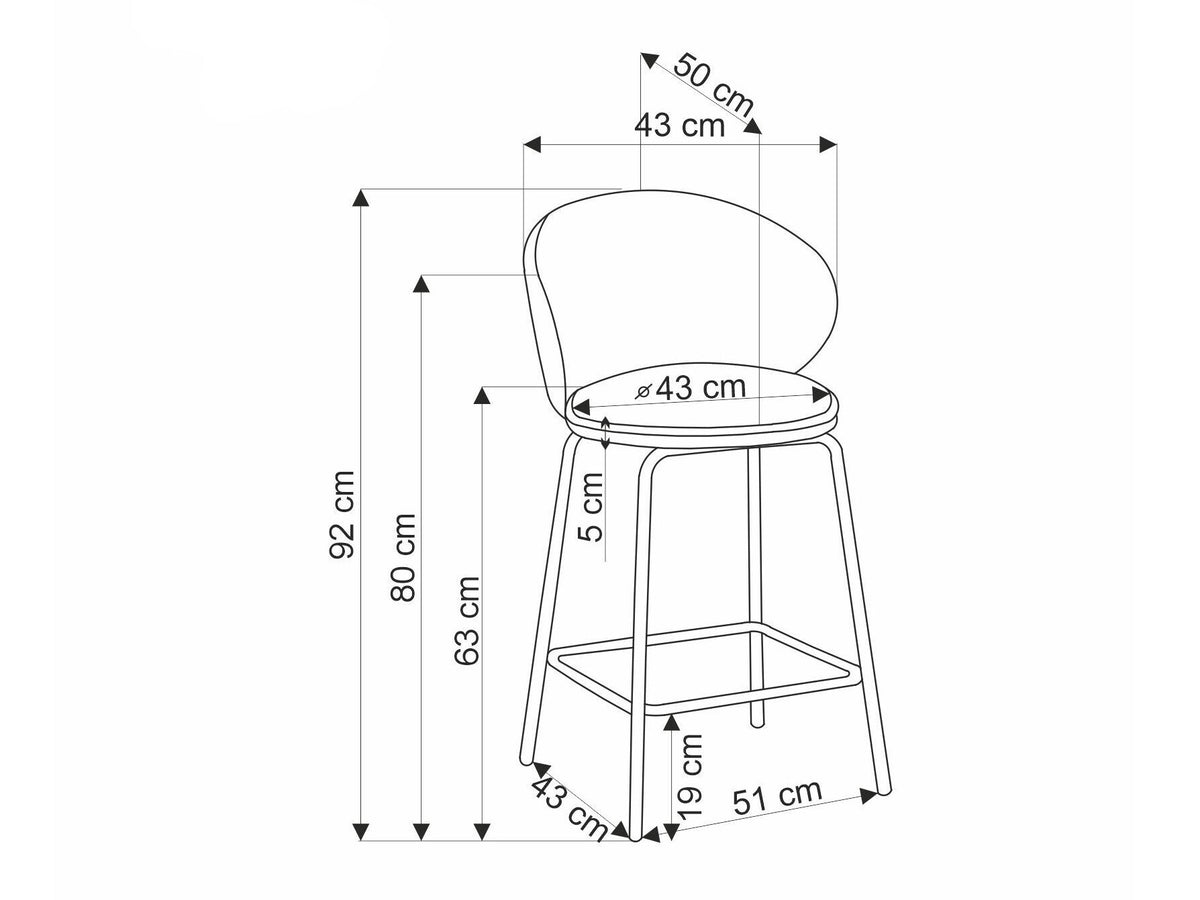 Counter stool 558801