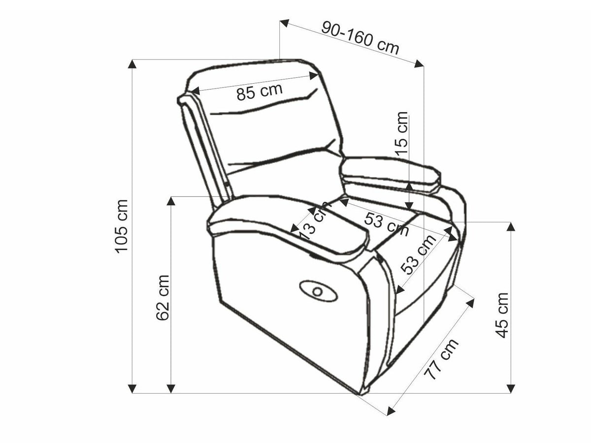 Armchair recliner 562452