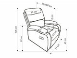 Armchair recliner 562452