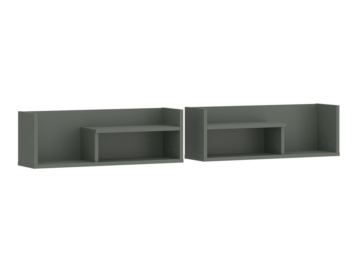Wall-mounted set of shelves 566426
