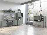 Wall-mounted set of shelves 566426