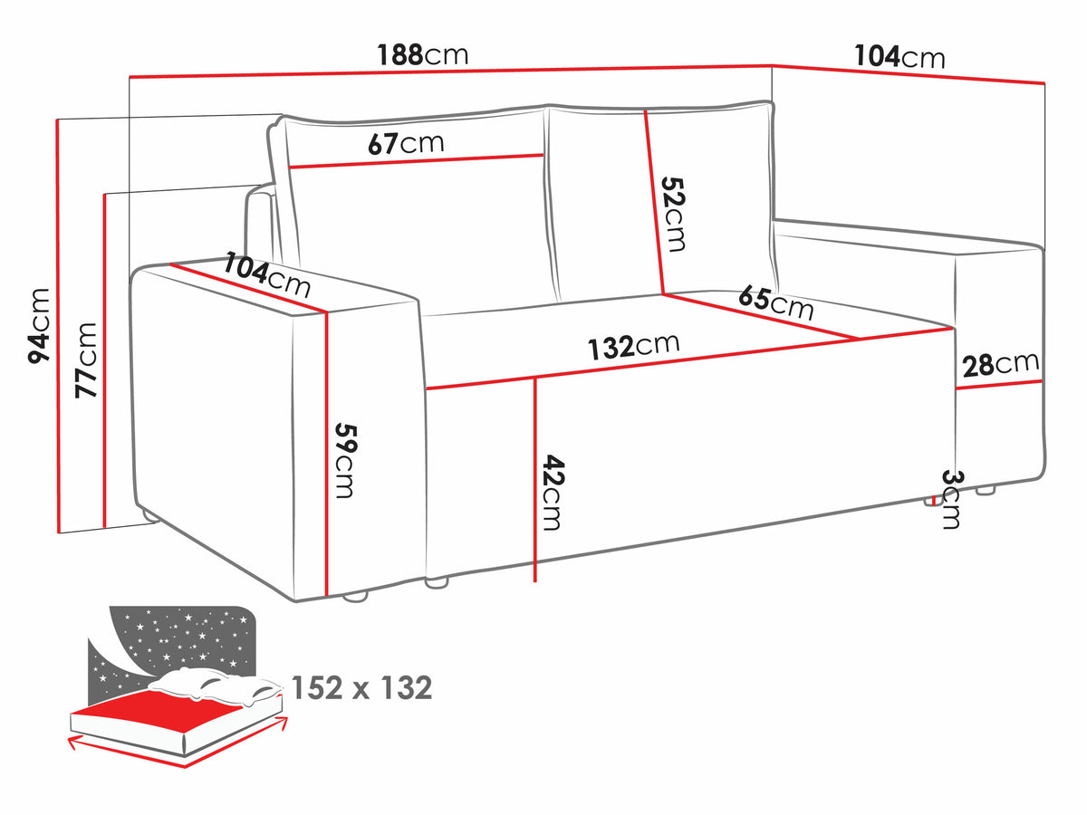 Sofa bed 495170