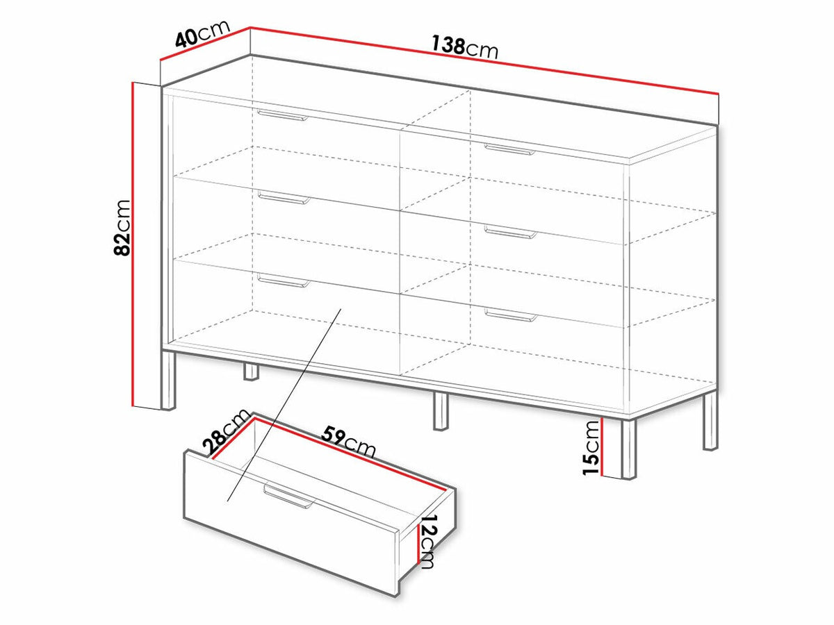 Chest of drawers 516050