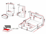 Bed 516145
