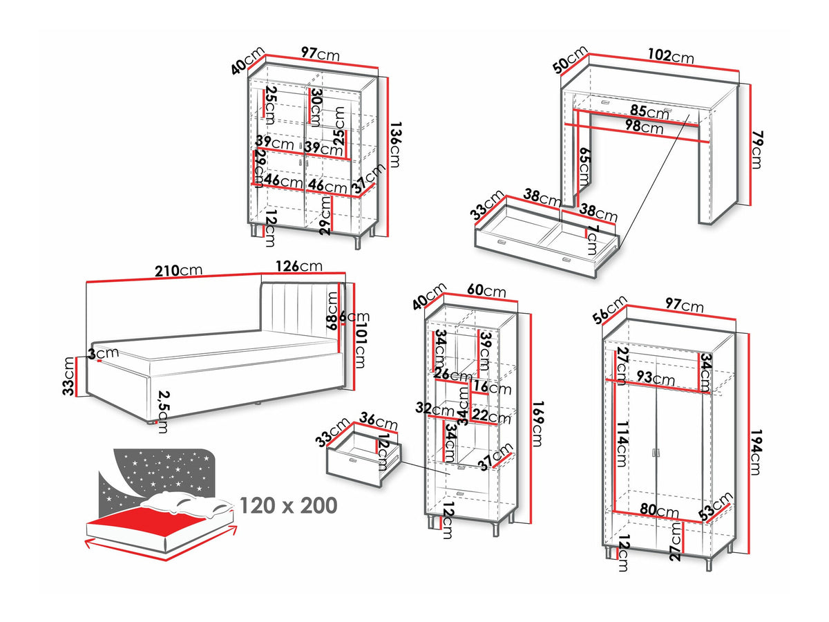 Bedroom set 572131