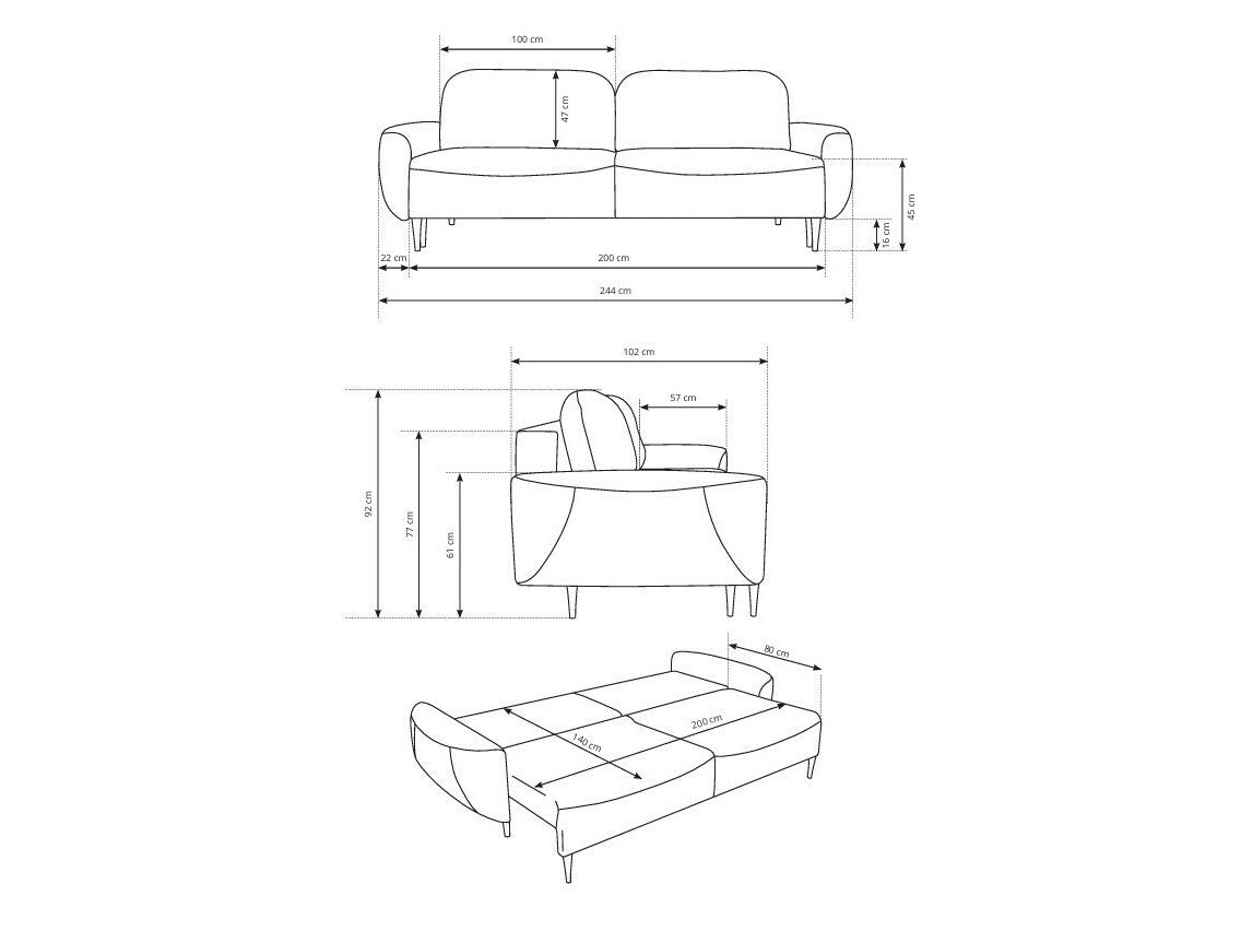 Sofa bed 576405