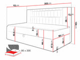 Continental bed 470032