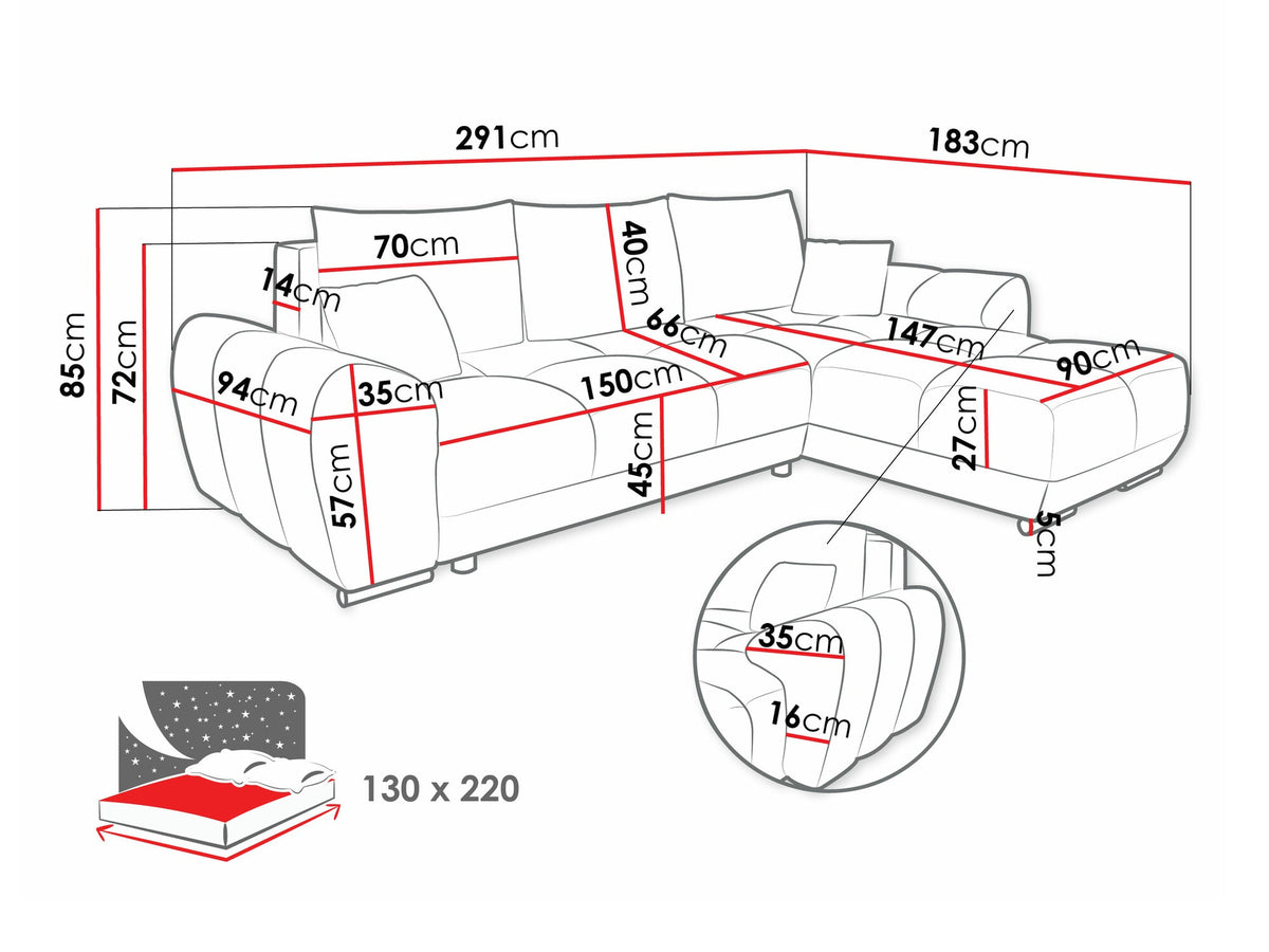 Corner sofa 558931