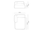 Modular seating unit 580072