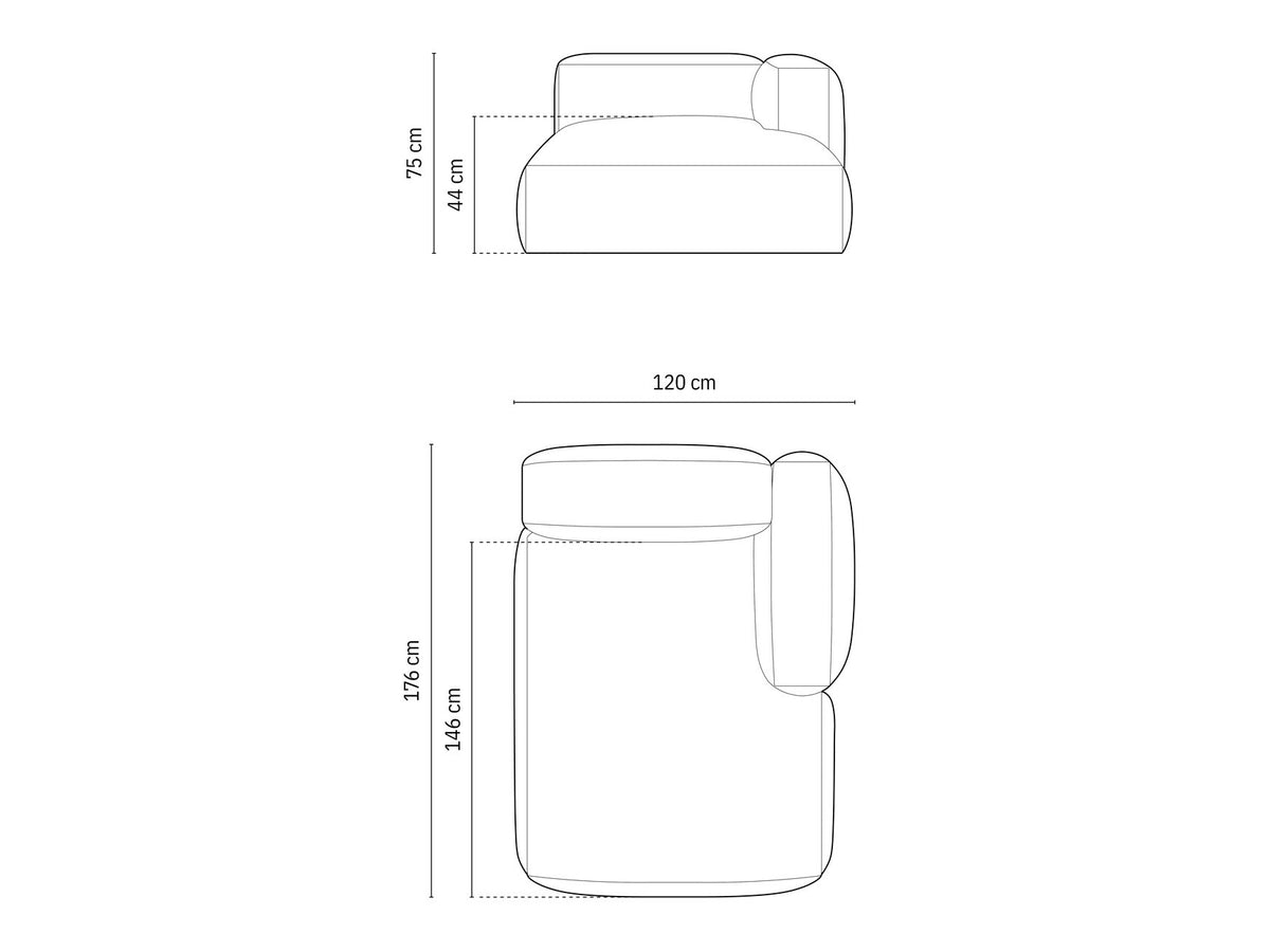 Modular seating unit 580072