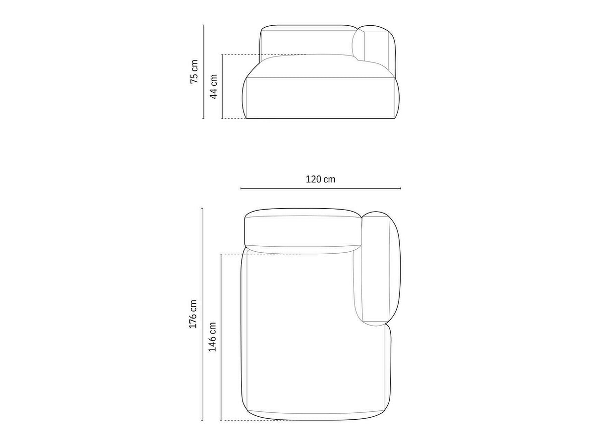 Modular seating unit 580072