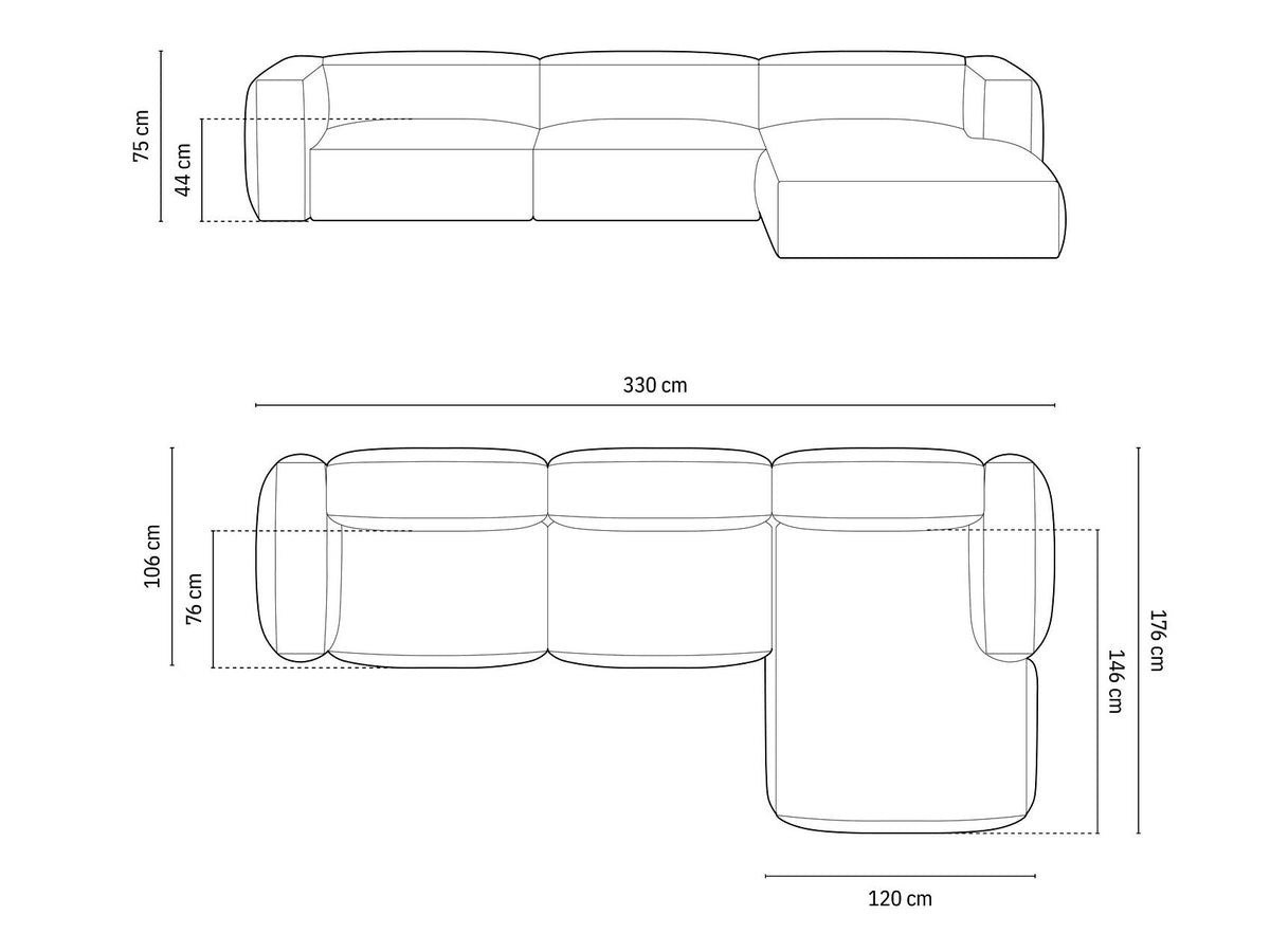 Modular corner sofa 579609