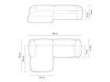 Modular corner sofa 579810