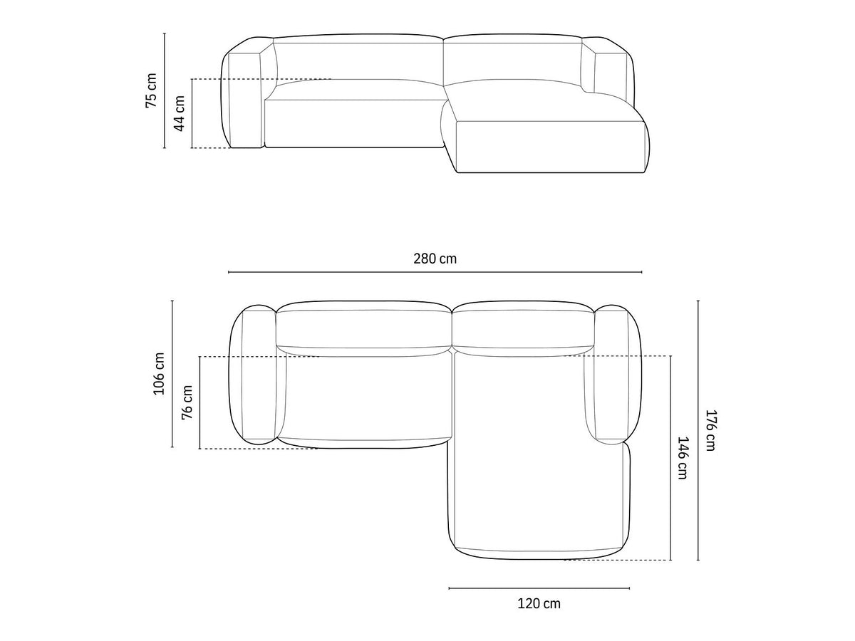 Modular corner sofa 579810