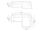 Modular corner sofa 579810