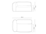 Modular seating unit 581163