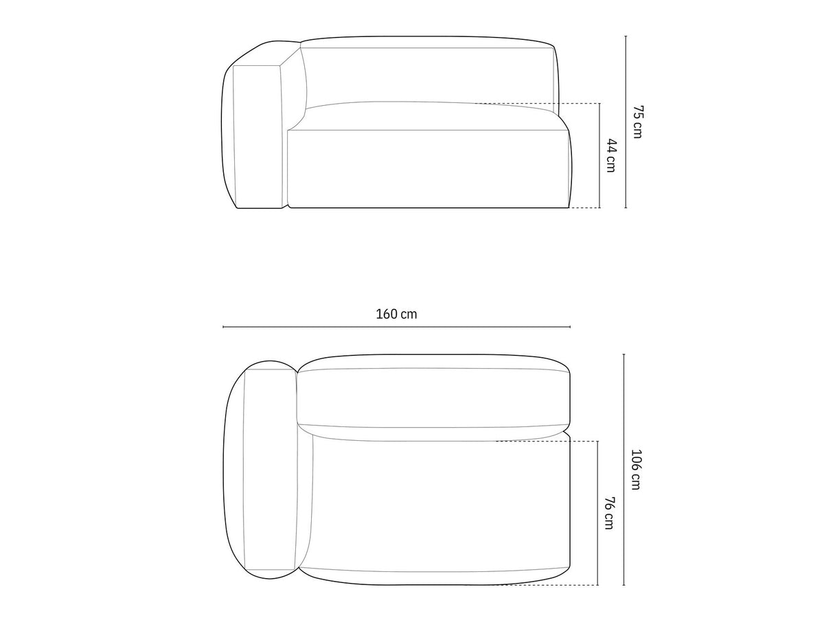 Modular seating unit 581163