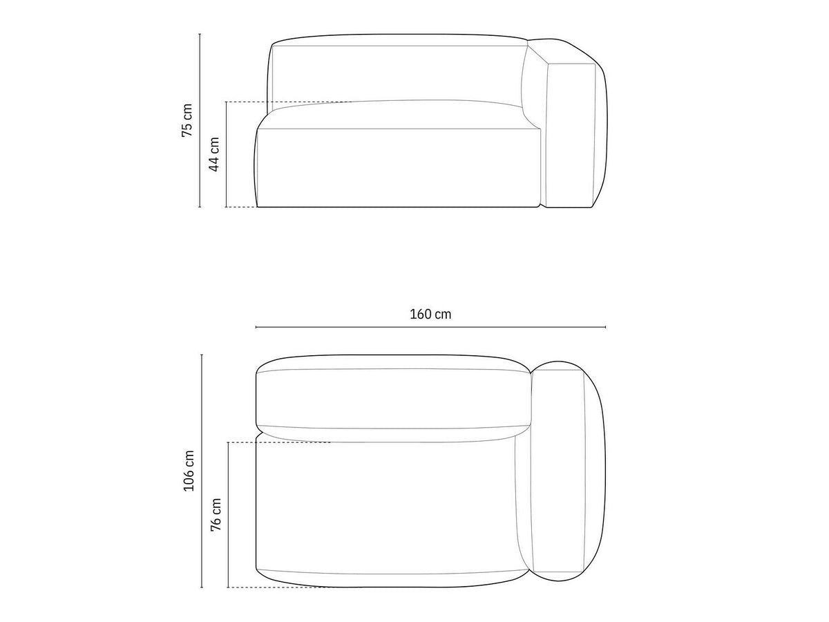 Modular seating unit 581163
