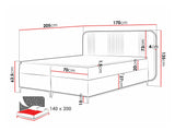 Continental bed 582487