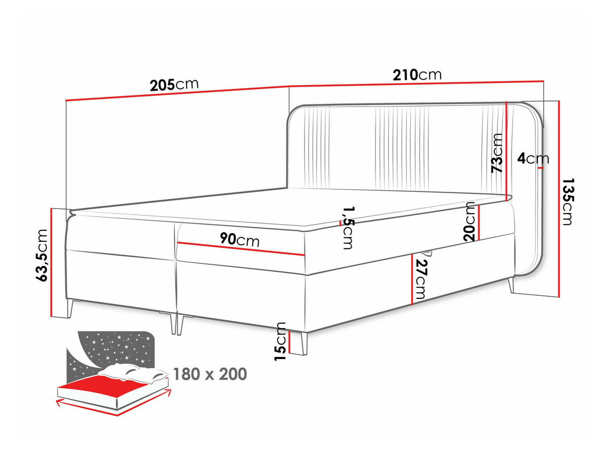 Continental bed 582487