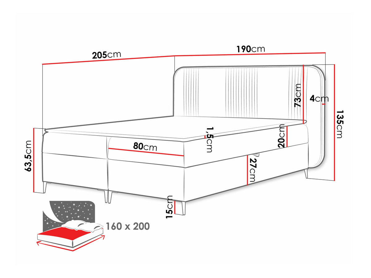 Continental bed 582487