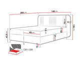 Continental bed 582487