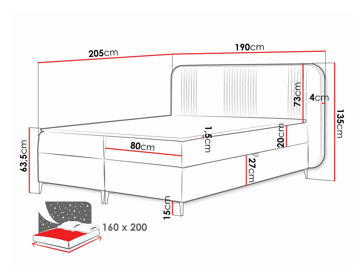 Continental bed 582487