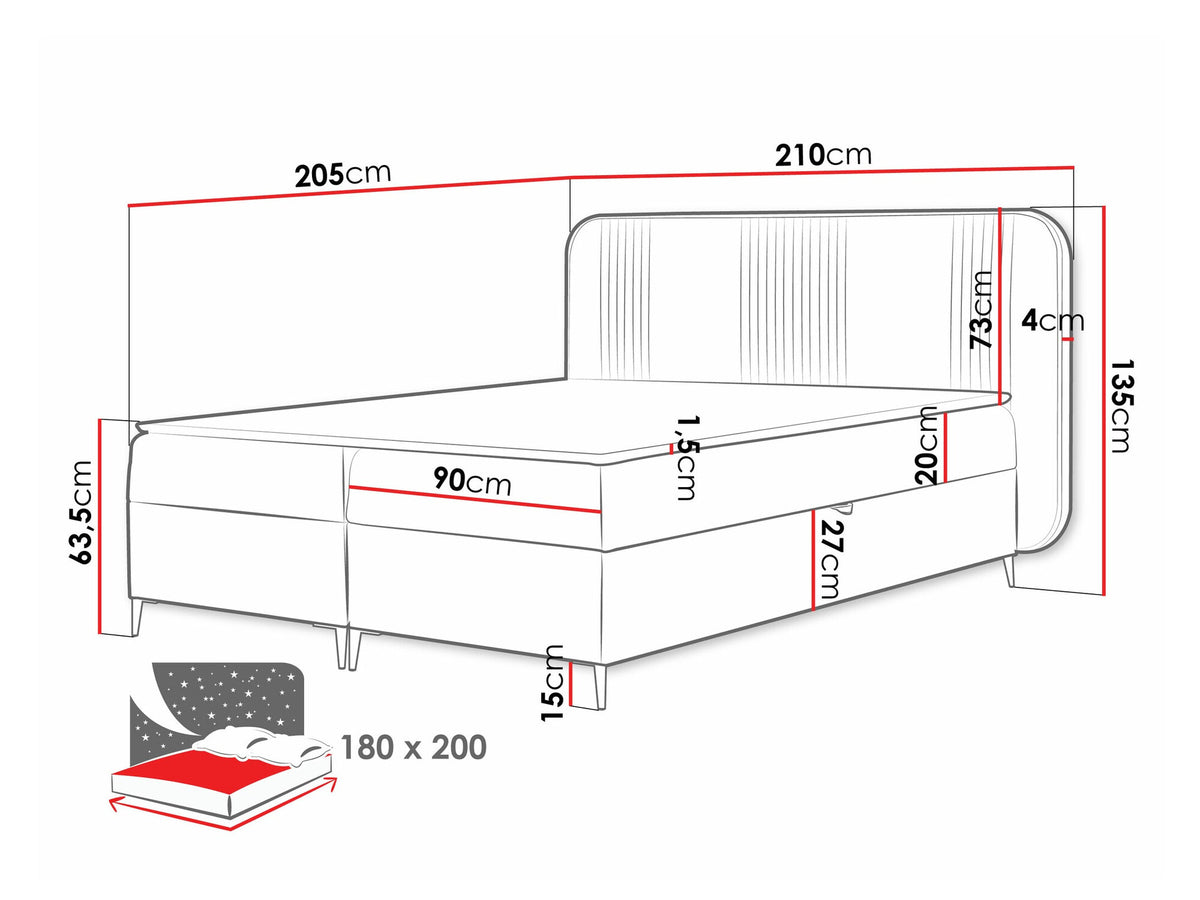 Continental bed 582487