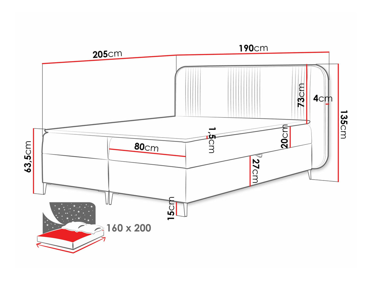 Continental bed 582487