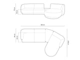 Modular corner sofa 582987