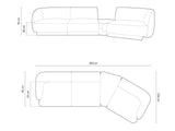 Modular corner sofa 583167
