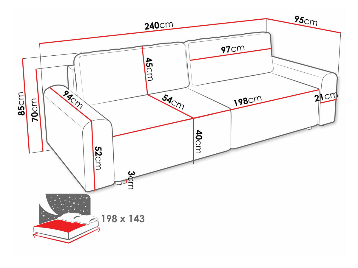 Sofa bed 584290