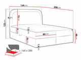 Continental bed 586941