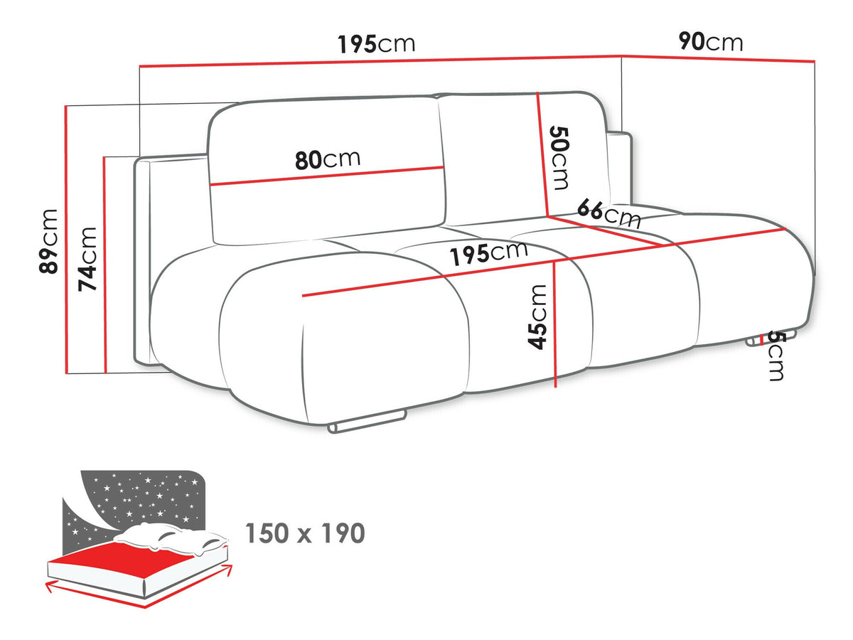Sofa bed 587392