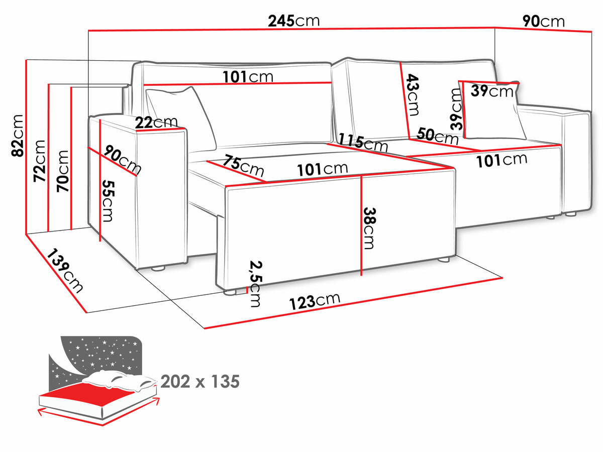 Sofa bed 550785