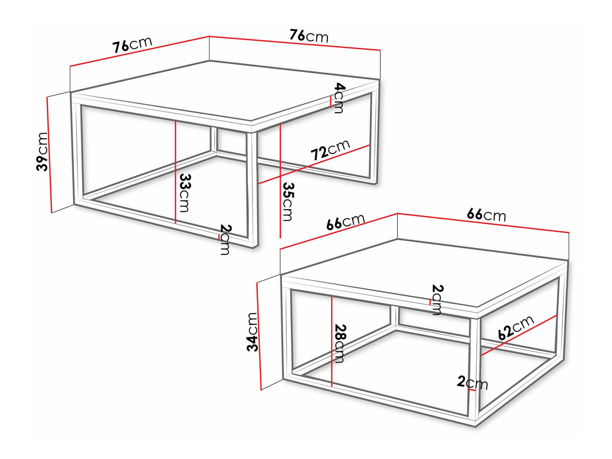 Nest of coffee tables 592152
