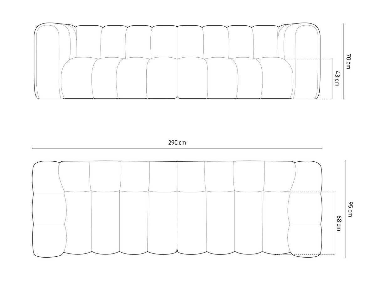 Modular sofa 592107