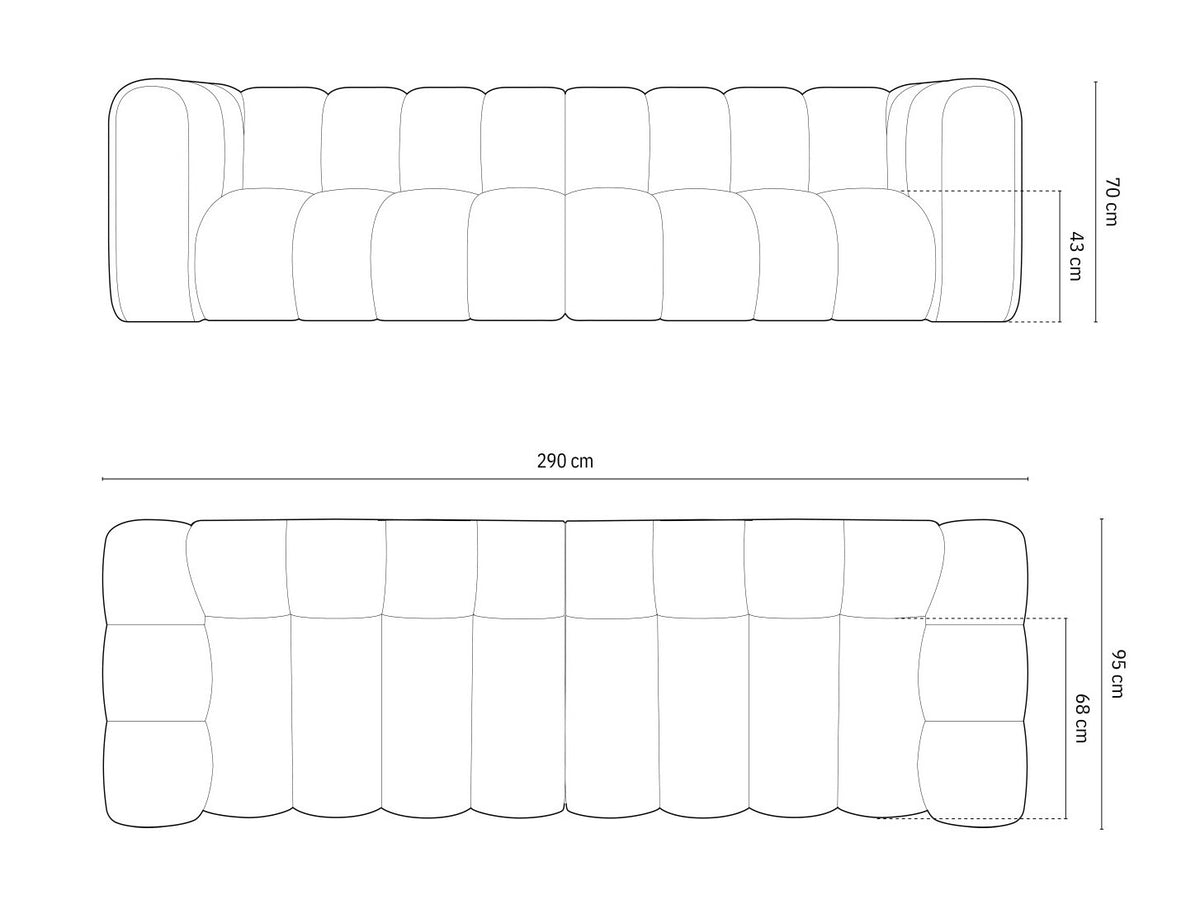 Modular sofa 592107