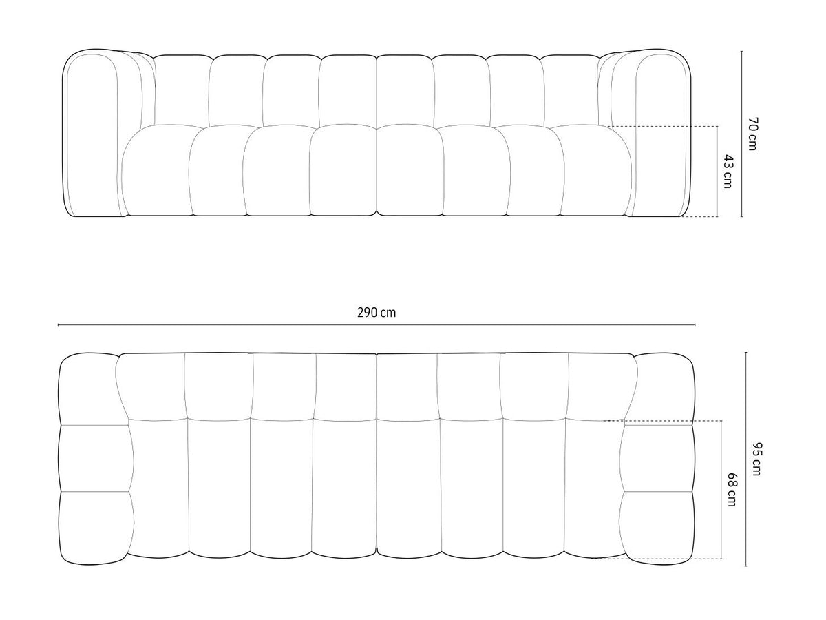 Modular sofa 592107