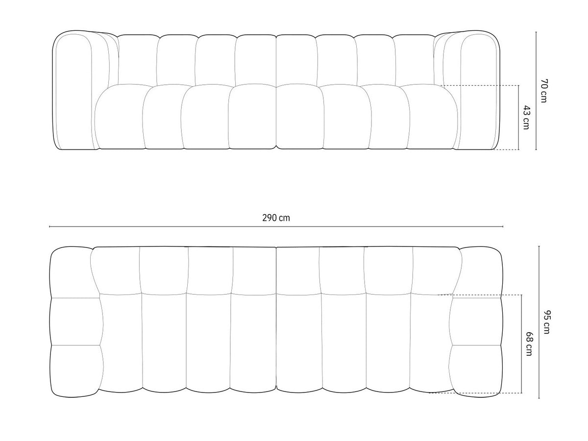 Modular sofa 592107