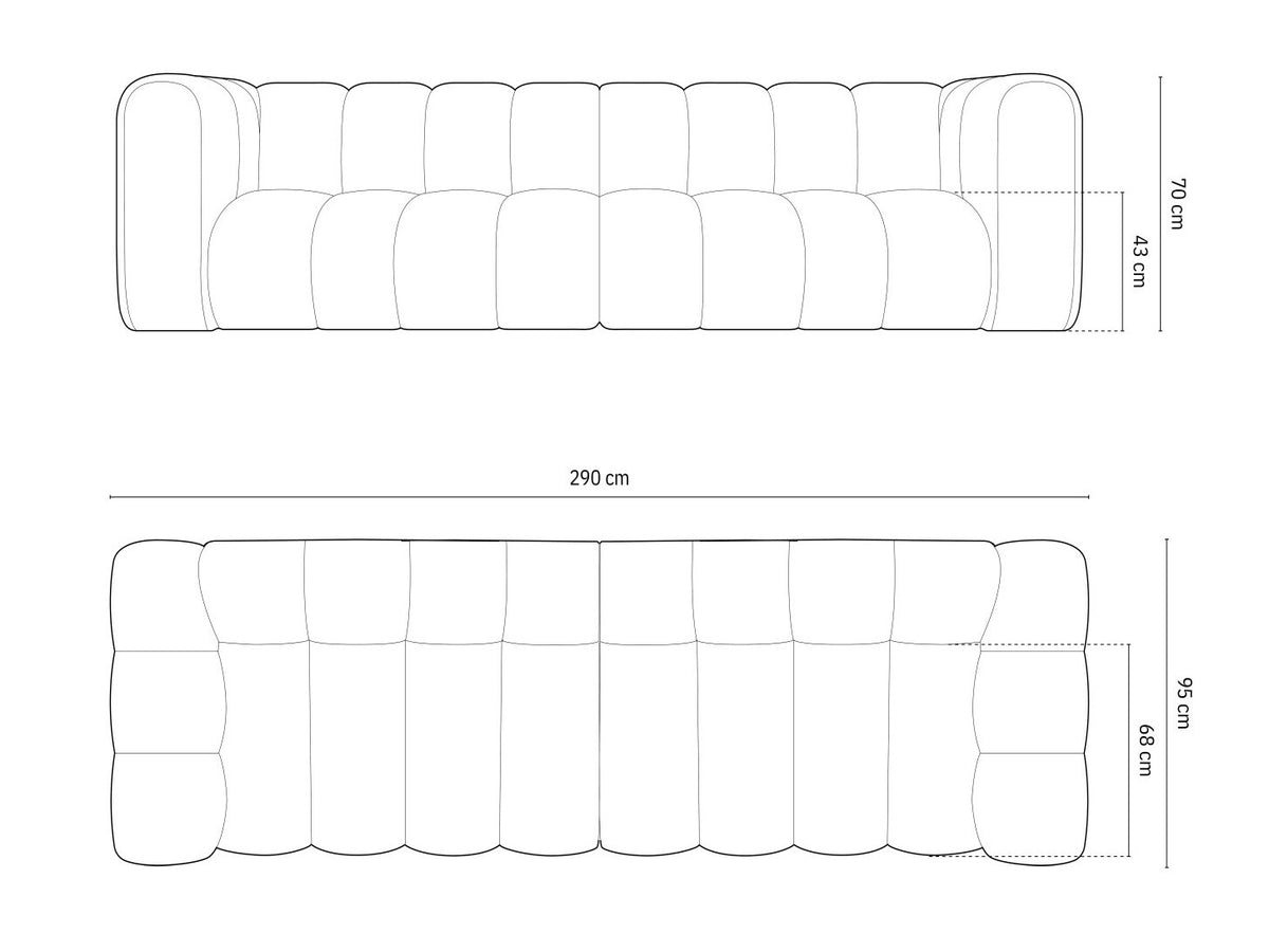 Modular sofa 592107