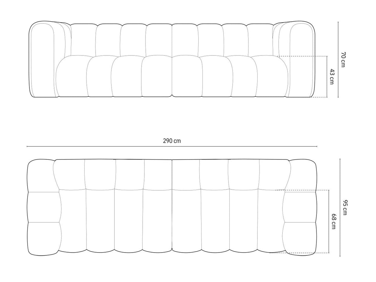 Modular sofa 592107