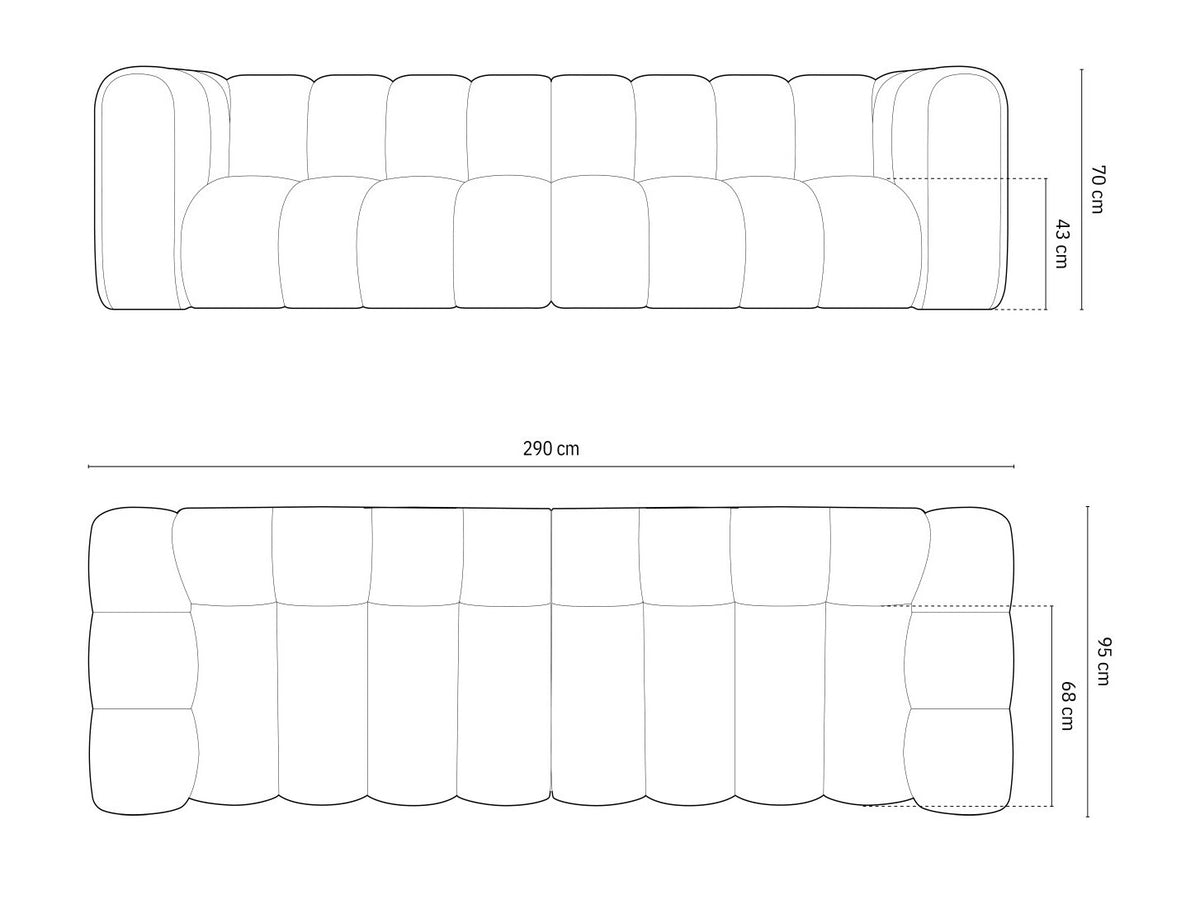 Modular sofa 592107