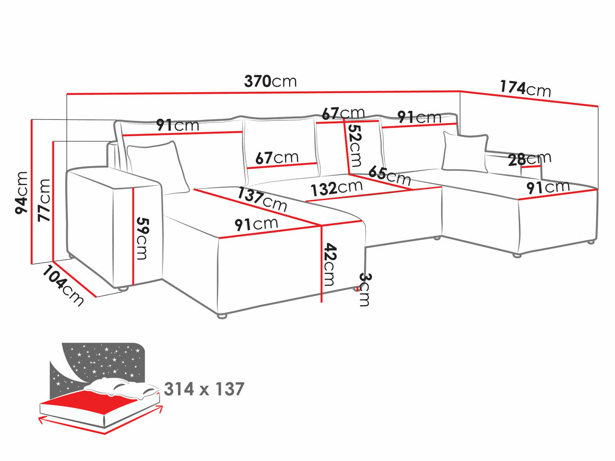 Corner sofa 495282