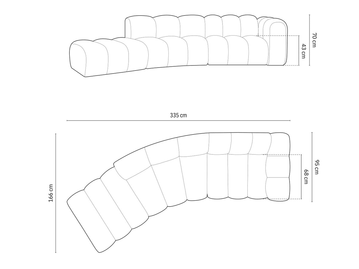 Modular sofa 592648